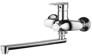 Смеситель для ванны с душем РМС PL6CH-006E хром